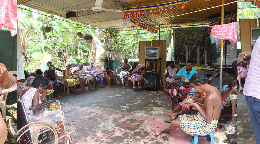 We have given a Lunch and gift for the “Sujatha Elderly Home”