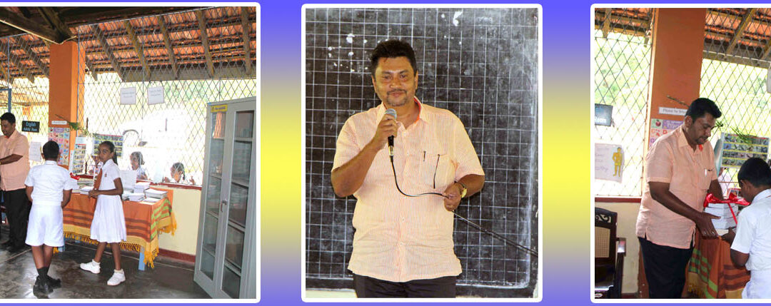 Wijaya Products helps to develop the education in rural school in kaluthara district